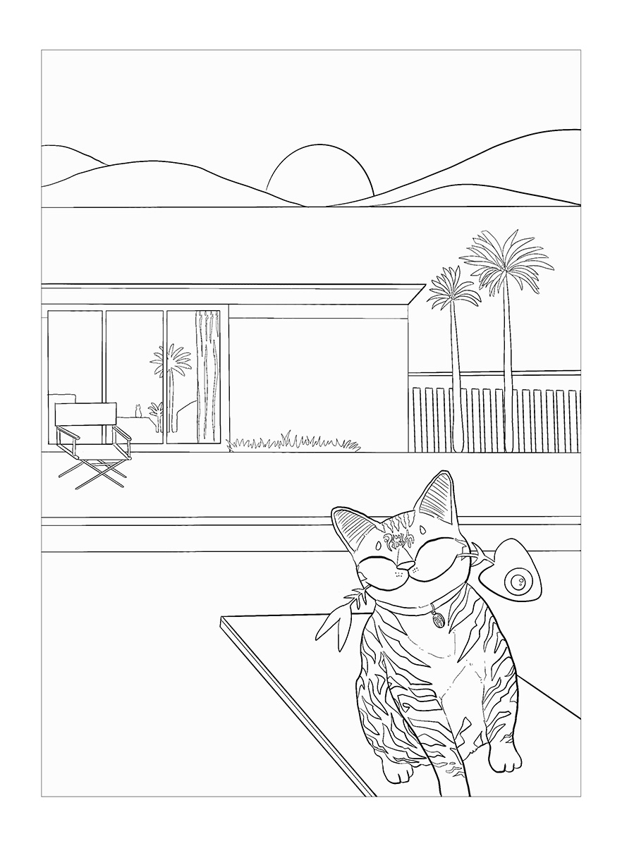 catmaSutra Colouring Book-Before the Splash