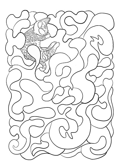 catmaSutra Colouring Book-Art of Stretching