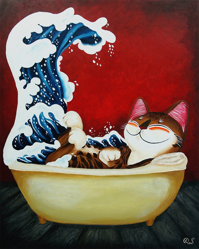 Singapore cat art, The Eighth Bathtub Symphony