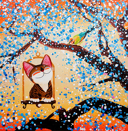 Singapore cat art, A Conversation About Freedom