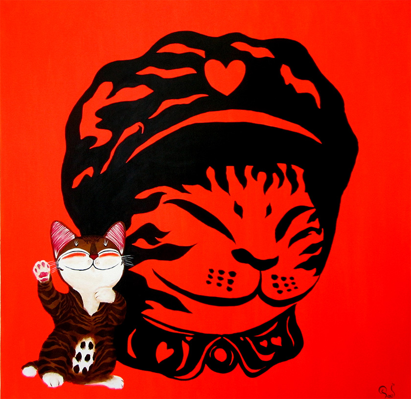 Singapore cat art, Love Revolution