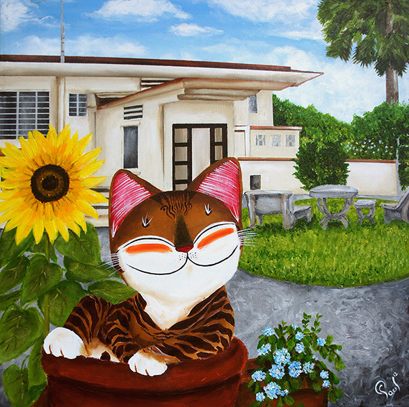 Singapore cat art, When We Last Met