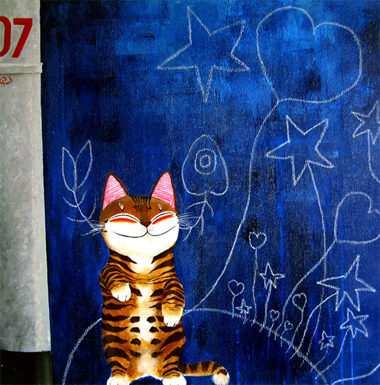 Singapore cat art, Imagination