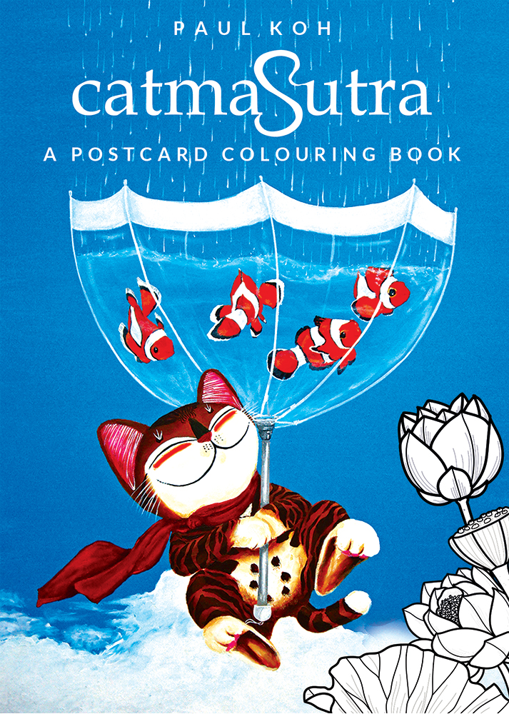 catmaSutra Postcard Colouring Book