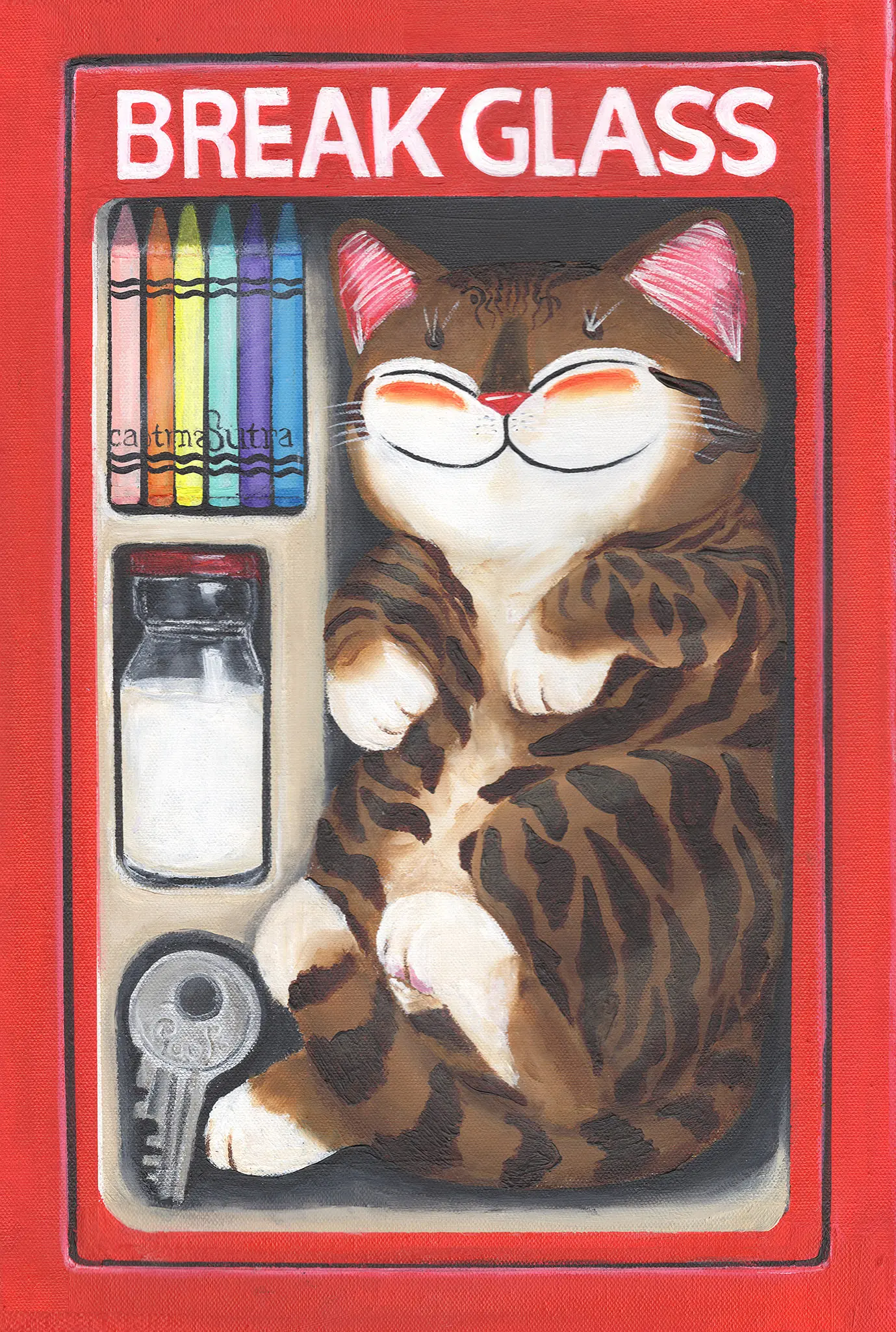 Singapore cat art, Break Glass