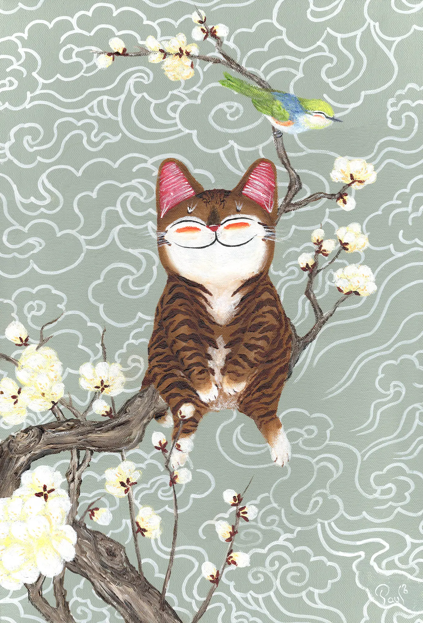 Singapore cat art, Nothing Much, Thank You Very Much