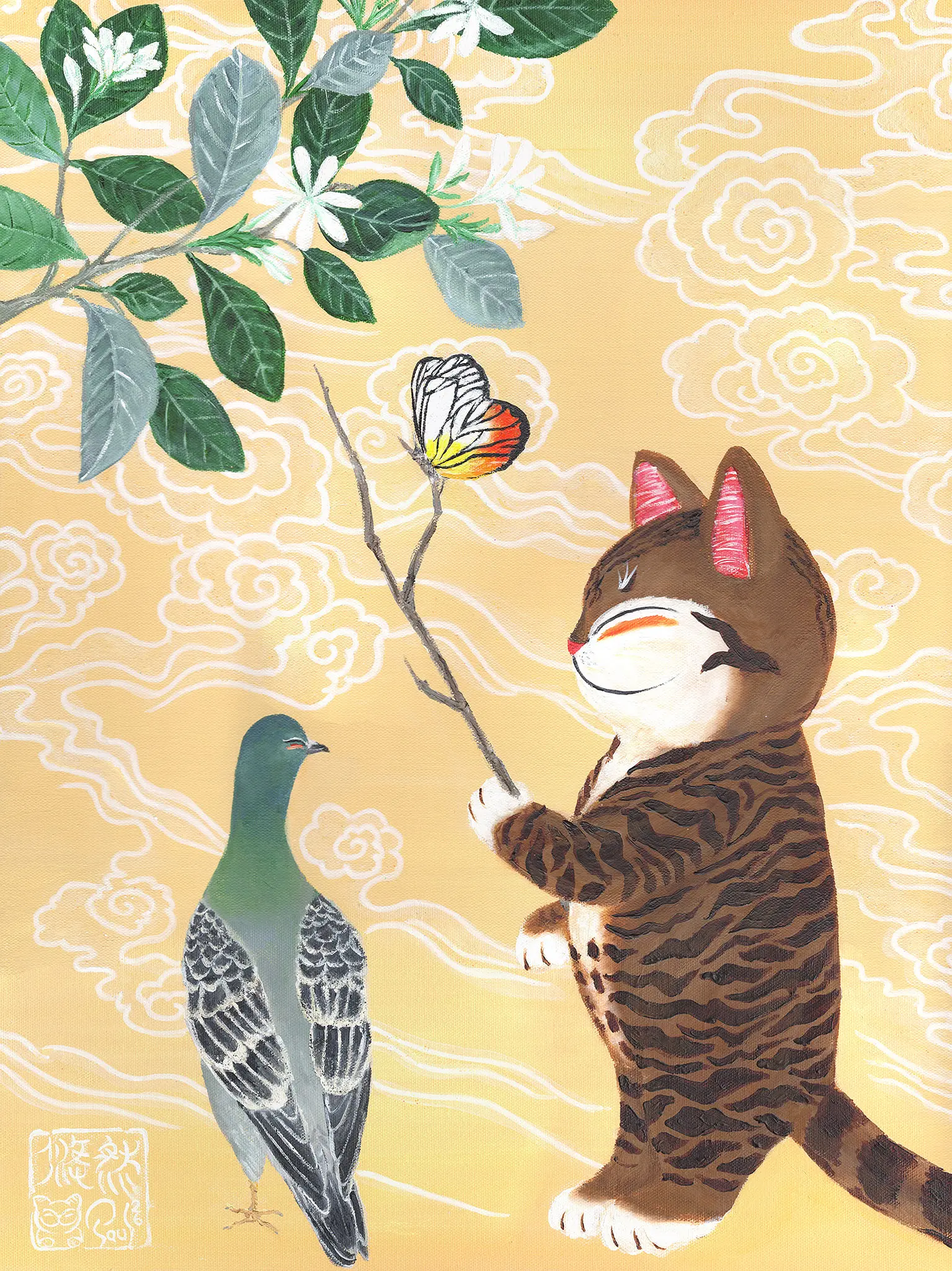 Singapore cat art, We Forget Time