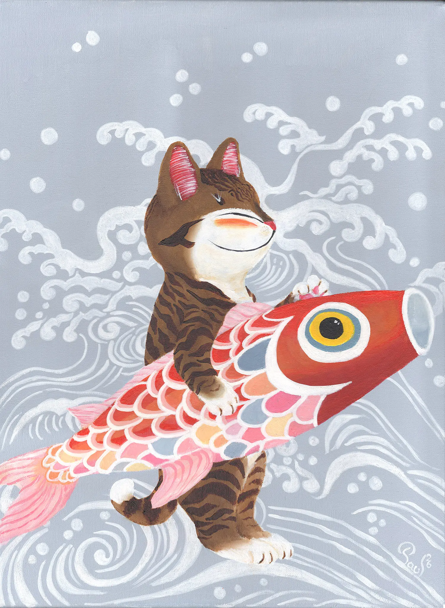 Singapore cat art, What the Water Remembers