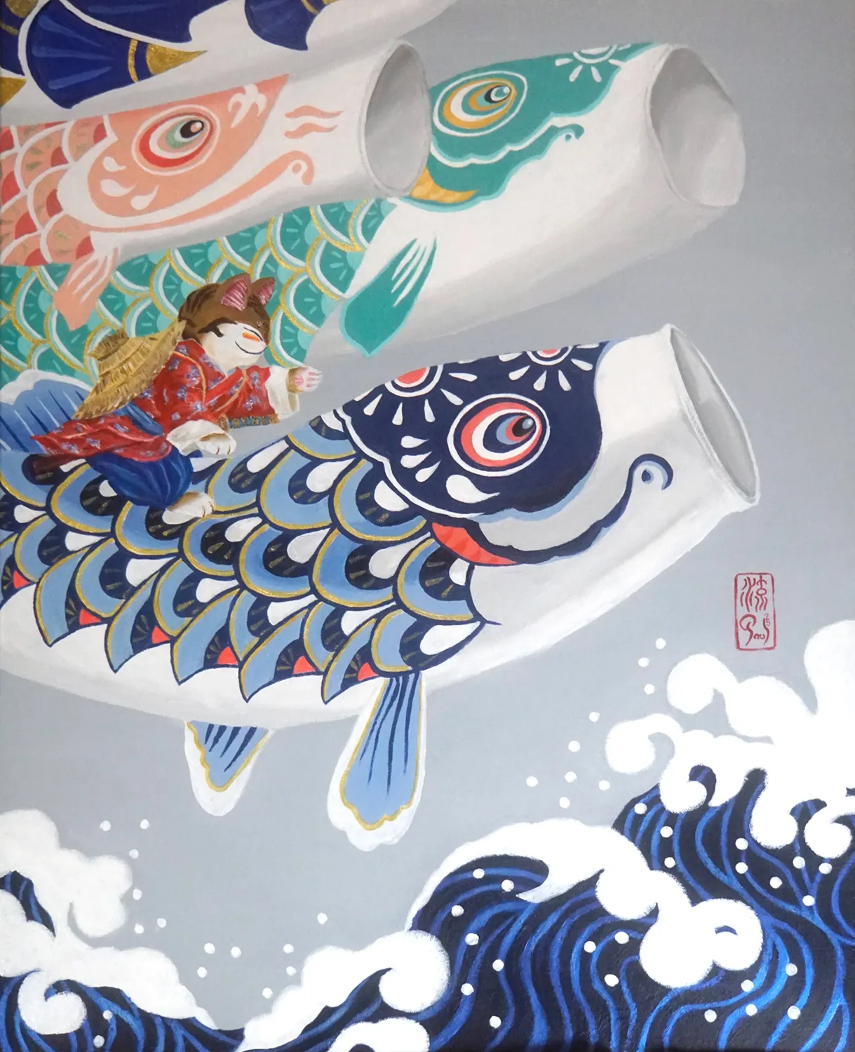 Singapore cat art, Flow