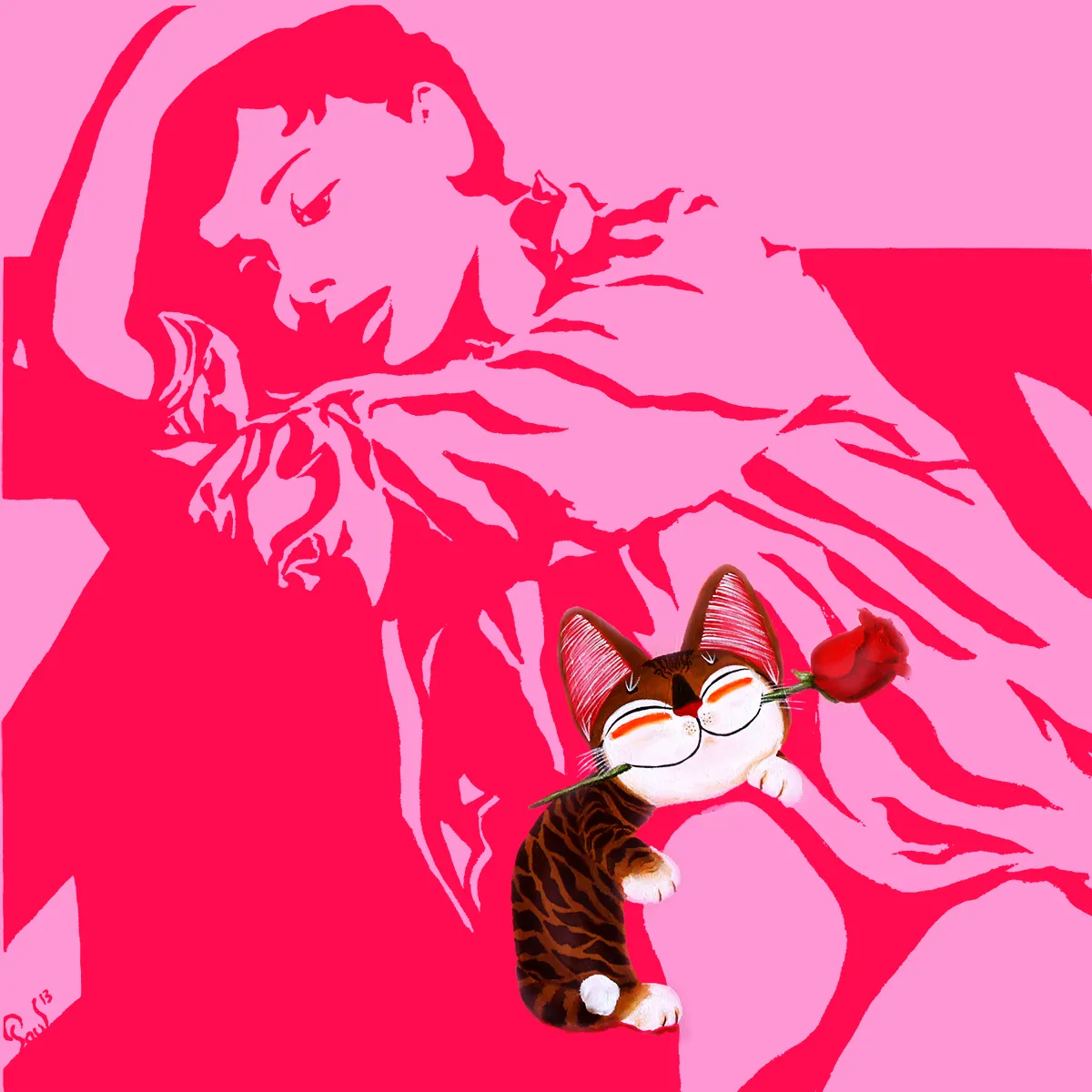 Singapore cat art, Here to Stay